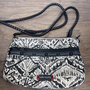 SAKROOTS ARTIST CIRLE Campus Mini Bag in Jet Brave Beautiful NWOT